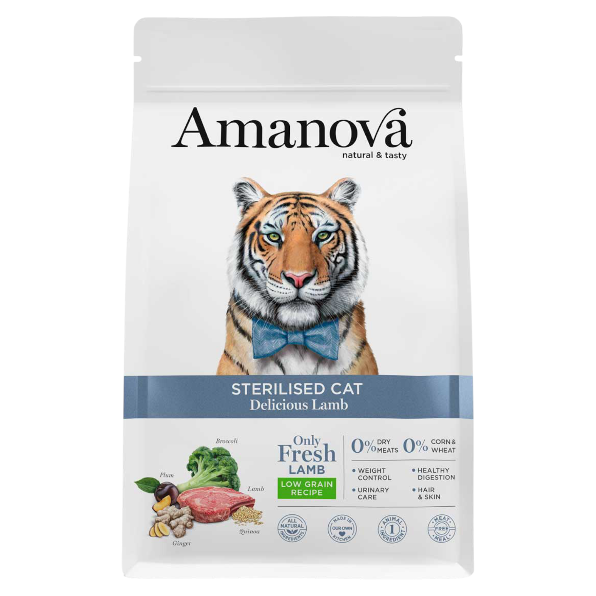 AMANOVA Gatto Sterilizzato all' Agnello Grain Free 1,5Kg