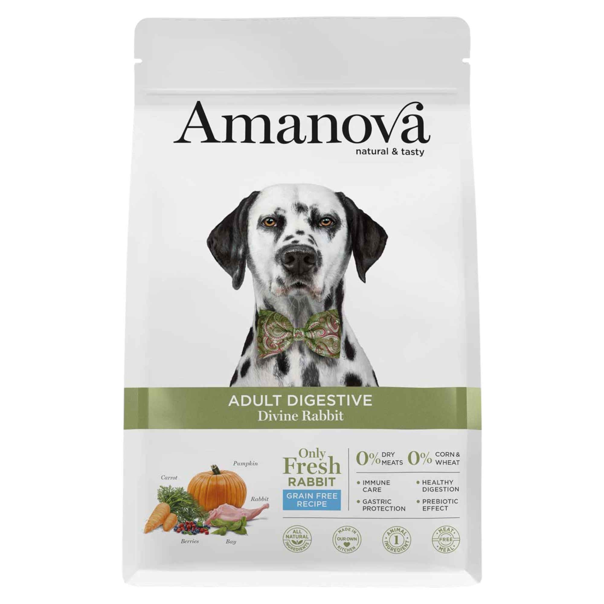 AMANOVA Cane Adult Digestive al Coniglio Grain Free 2Kg