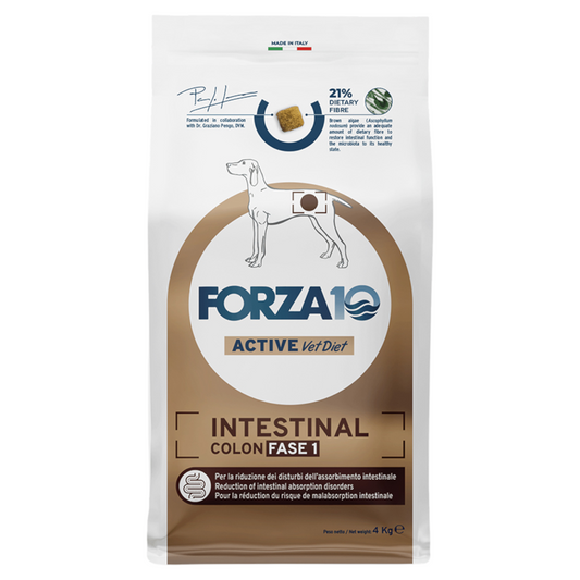 FORZA10 Dog Vet Diet Intestinal Colon Fase 1 Pesce