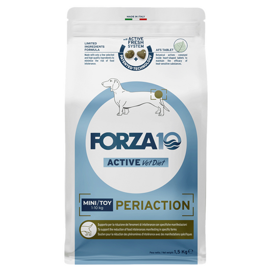 FORZA10 Dog Active Vet Diet Periaction Mini/Toy 1,5Kg