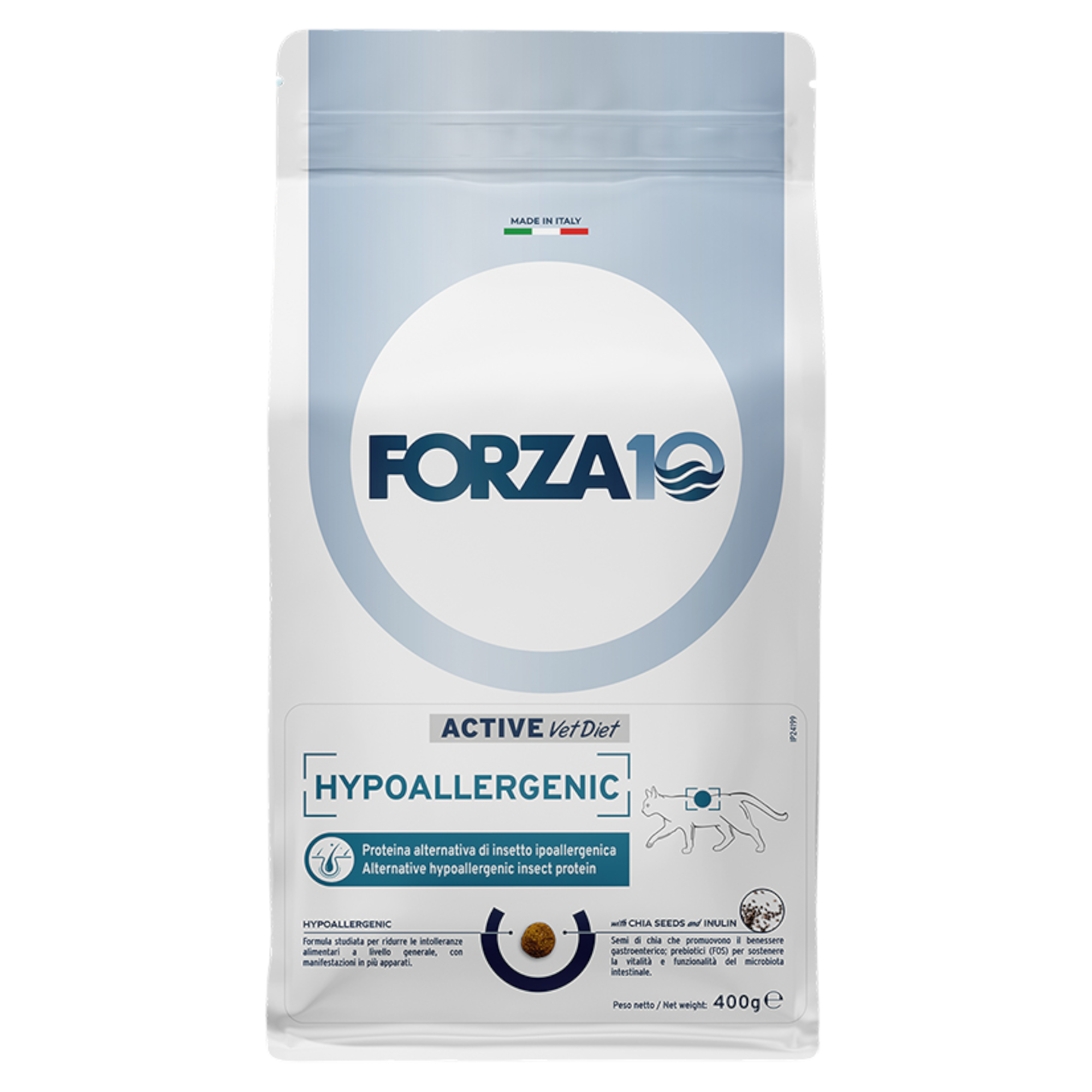 FORZA10 Cat Active Vet Diet Hypoallergenic Insect 400gr