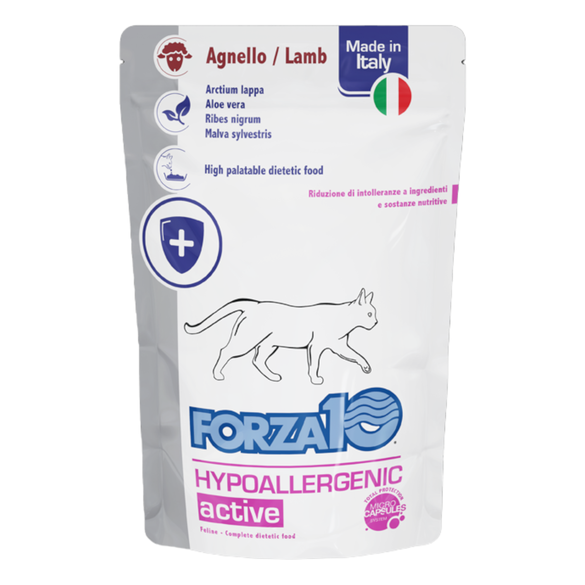 FORZA10 Cat Hypoallergenic Active Patè all'Agnello 100gr