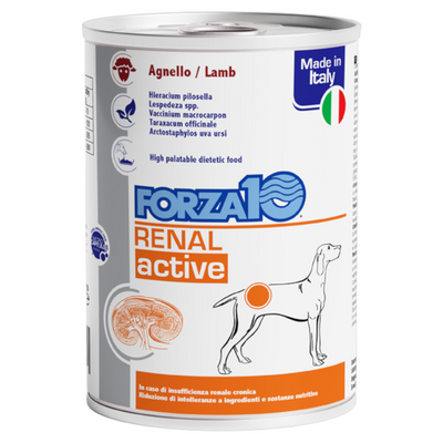 FORZA10 Dog RENAL Active all'Agnello 390gr