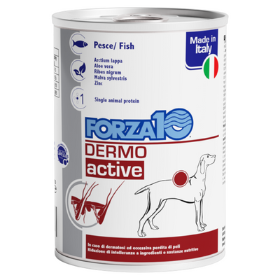 FORZA10 Dog DERMO Active al Pesce 390gr