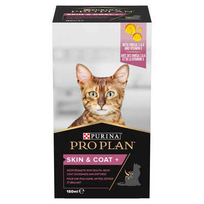 PURINA Pro Plan Cat Supplements Skin & Coat 150ml