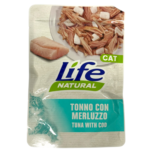 LIFE Cat Tonno con Merluzzo 70gr in busta