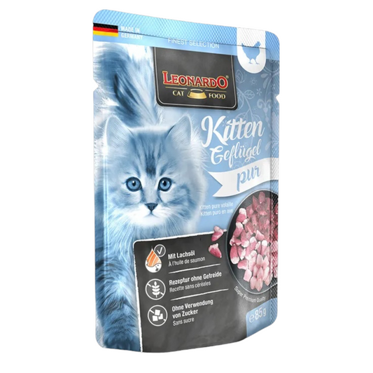 LEONARDO Cat Kitten al Pollo 85gr