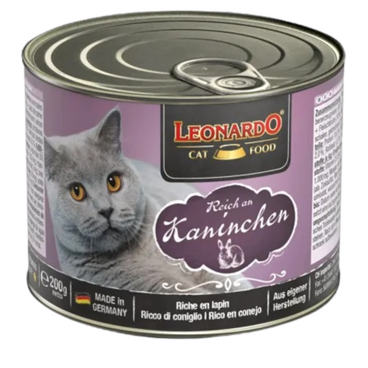 LEONARDO Cat Coniglio (Lattina) 200gr