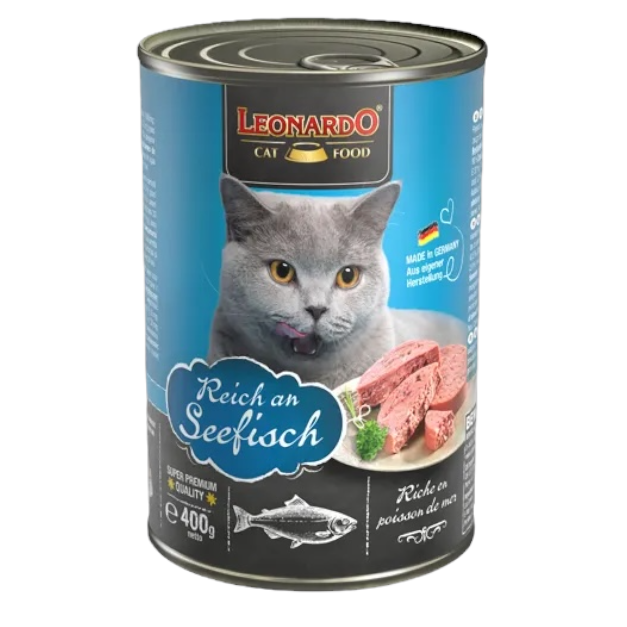 LEONARDO Cat Pesce (Lattina) 400gr