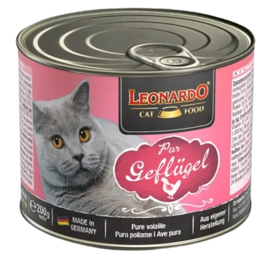 LEONARDO Cat Pollame (Lattina) 200gr