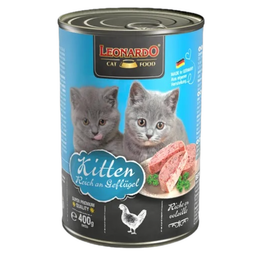 LEONARDO Kitten Pollo (Lattina) 400gr