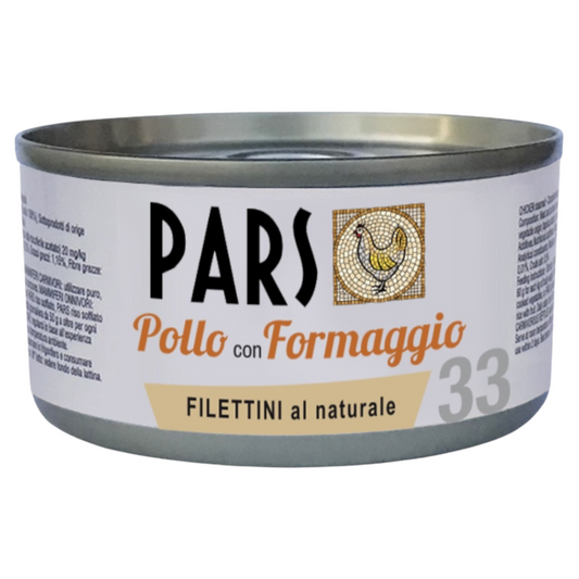 PARS 33 Filettini Naturali Pollo con Formaggio 85Gr