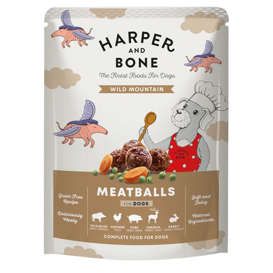 HARPER&BONE Polpette Cane Wild Mountain 300Gr