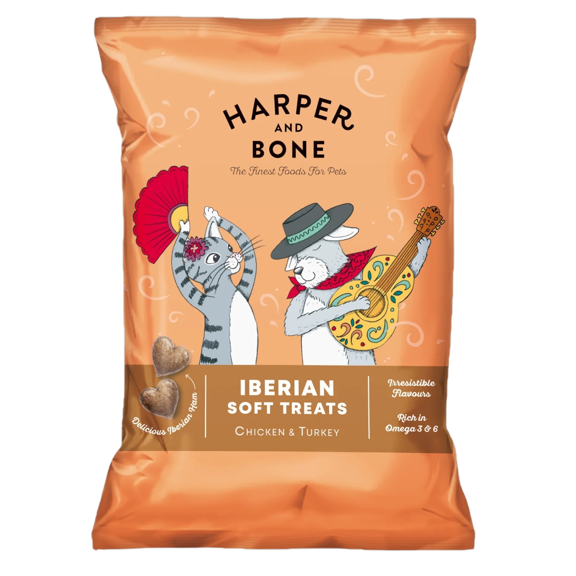 HARPER&BONE Soft Treats Pollo e Tacchino 90gr