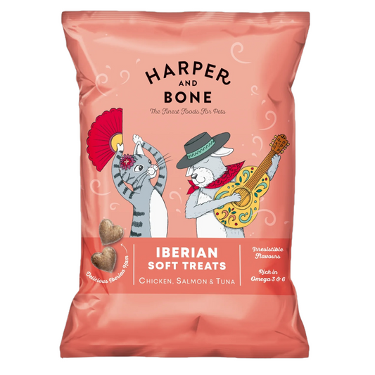 HARPER&BONE Soft Treats Pollo, Salmone e Tonno 90gr