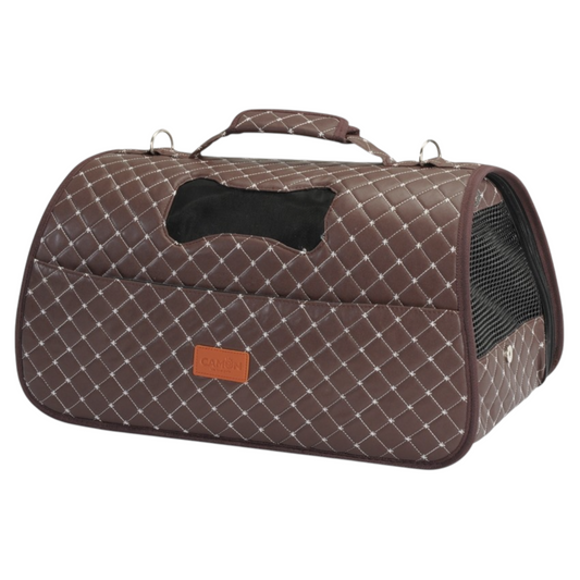 CAMON Borsa Trasportino Marrone