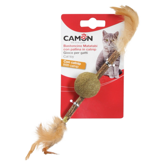 CAMON Cannetta in Matatabi con pallina in catnip