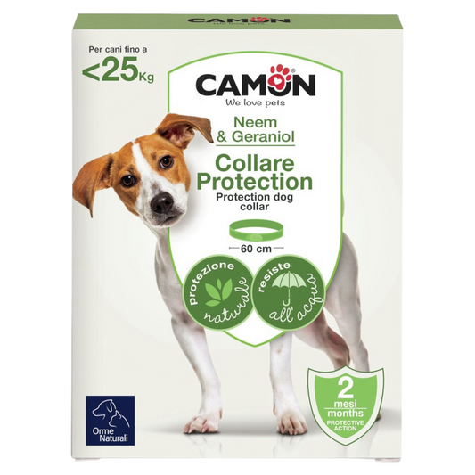 CAMON Collare Barriera Olio di Neem per cani <25Kg