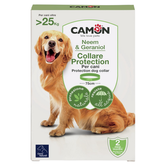 CAMON Collare Barriera Olio di Neem per cani >25Kg