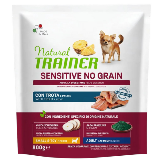 TRAINER Small&Toy Adult Sensitive GF Trota 800Gr