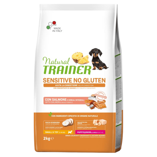 TRAINER Small&Toy Sensitive Puppy&Junior Salmone 2Kg