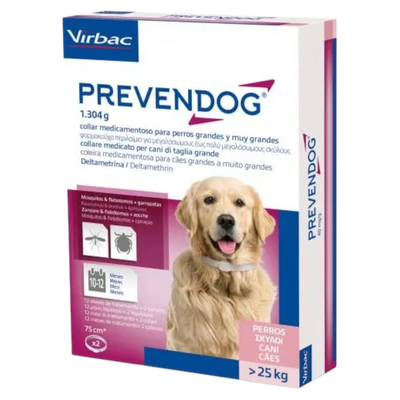 VIRBAC Cane Prevendog 2 Collari 75cm oltre 25Kg