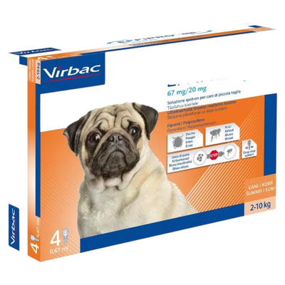 VIRBAC Cane Effipro Duo 2-10Kg (4 Pipette)