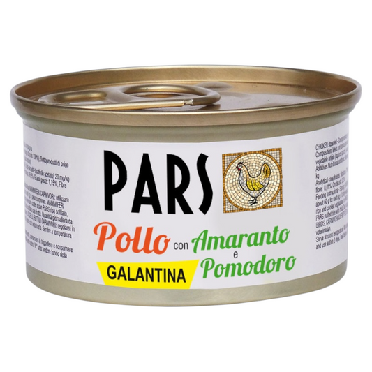 PARS Galantina Pollo con Amaranto e Pomodoro 95Gr