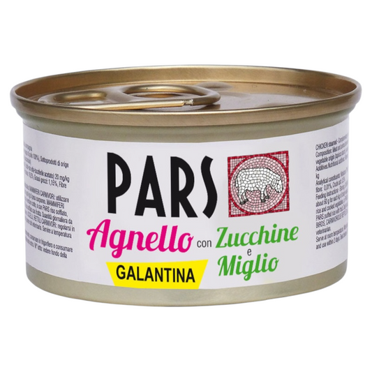 PARS Galantina Agnello con Zucchine e Miglio 95Gr