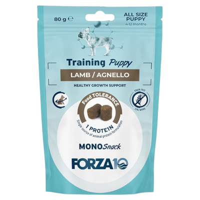 FORZA10 Snack Cane Training Puppy Agnello 80gr