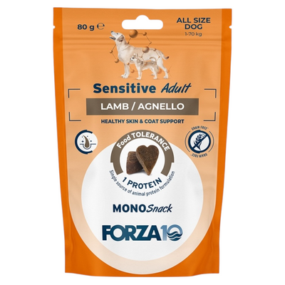 FORZA10 Snack Cane Sensitive Adult Agnello 80gr