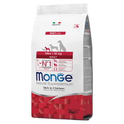 MONGE Cane Mini Adult Pollo 3Kg