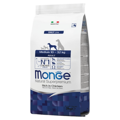 MONGE Cane Medium Adult Pollo 12Kg