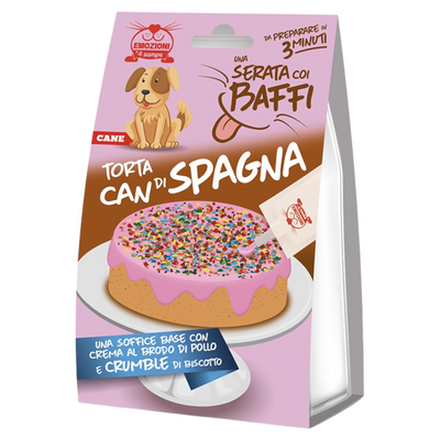 EMOZIONI A 4 ZAMPE Una Serata coi Baffi Torta Can di Spagna Cane