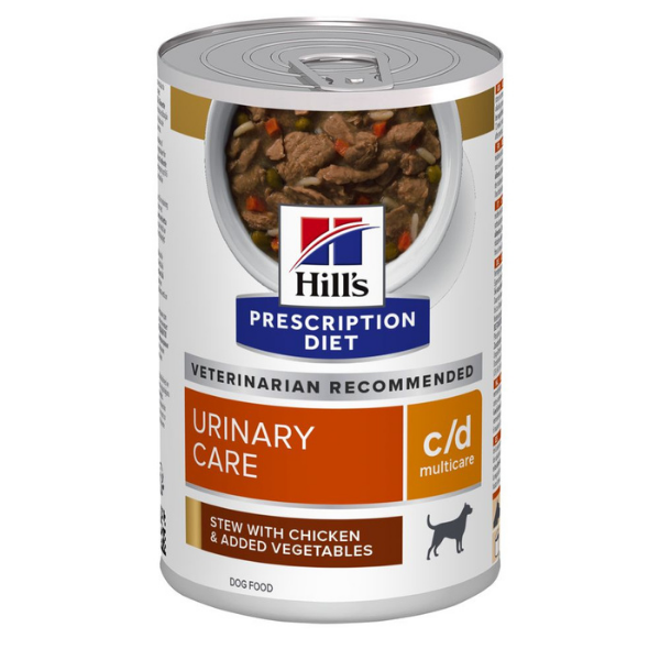 Hill's Cane c/d Urinary Care Spezzatino Pollo & Verdure 354gr