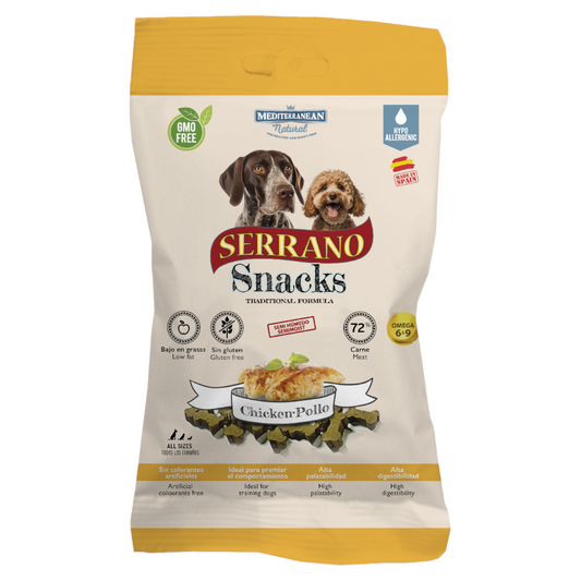 SERRANO Dog Snack Ossetti al Pollo 100gr